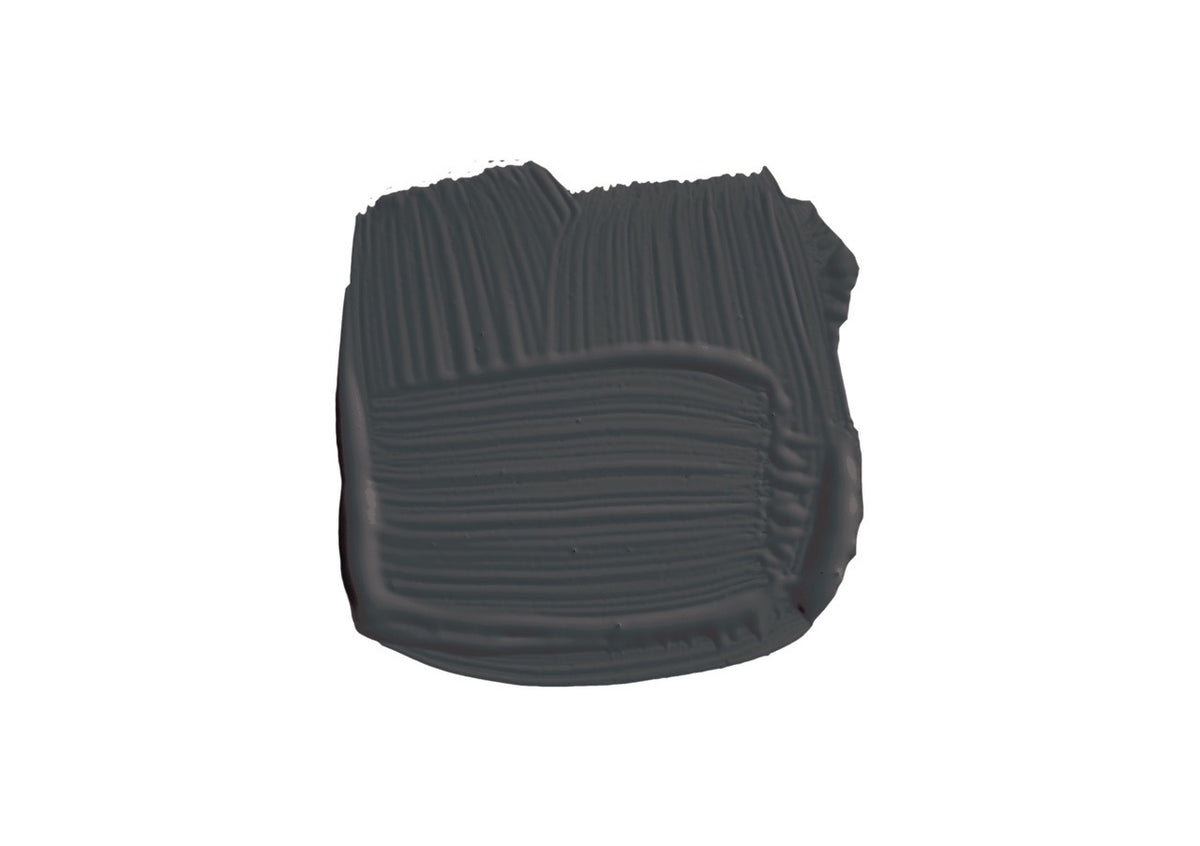 Farrow & Ball Off-Black (57) Tester penseelstreek