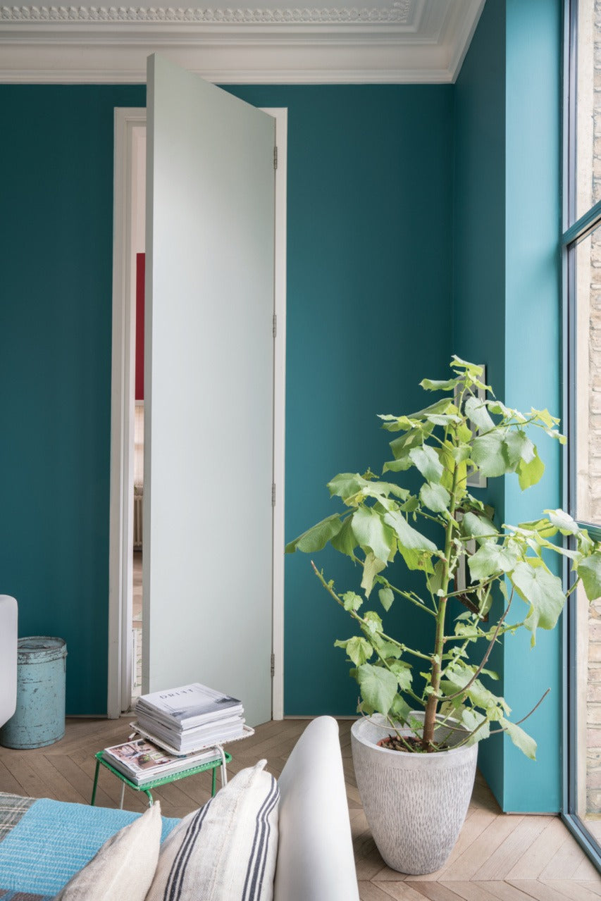 Farrow & Ball Pale Powder (204) in een interieur
