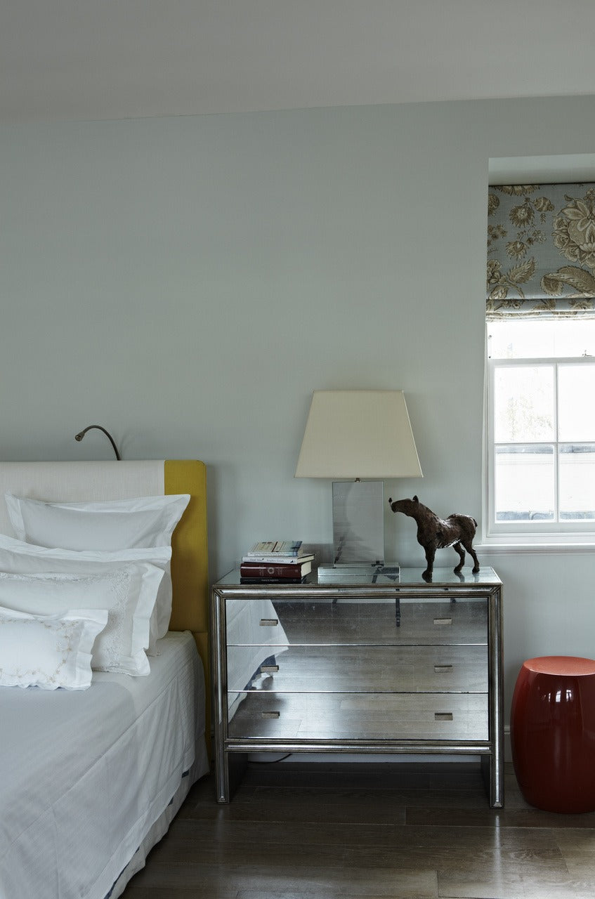 Farrow & Ball Pavilion Blue (252) in een interieur