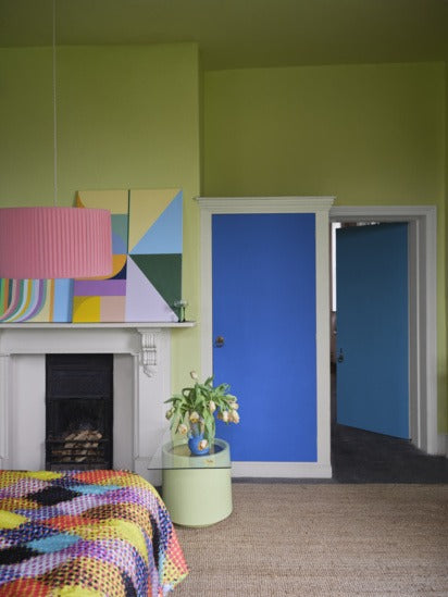 Farrow & Ball Pea Flower Tea (CB12) in een interieur