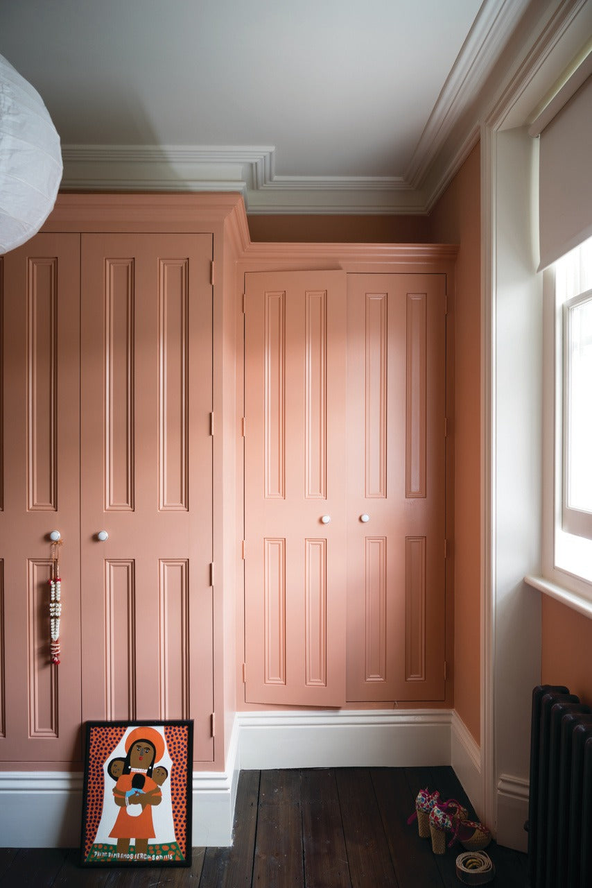 Farrow & Ball Porphyry Pink (49) in een interieur
