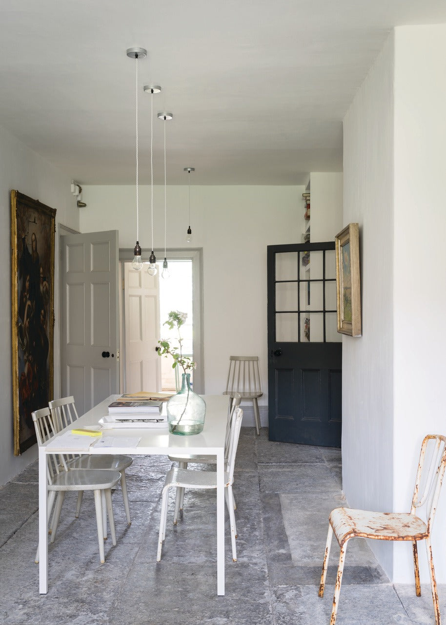 Farrow & Ball Purbeck Stone (275) Tester in een interieur