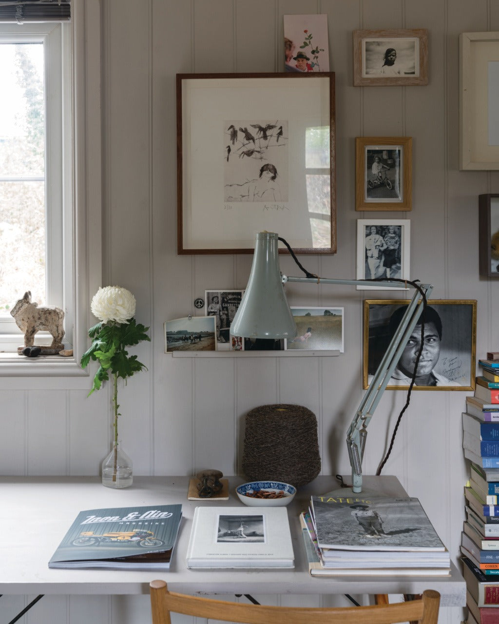 Farrow & Ball Purbeck Stone (275) Tester in een interieur
