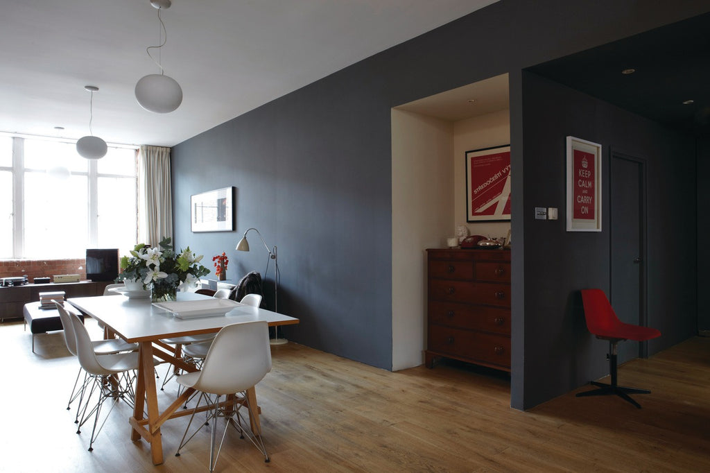 Farrow & Ball Lime White (1) Tester in een interieur