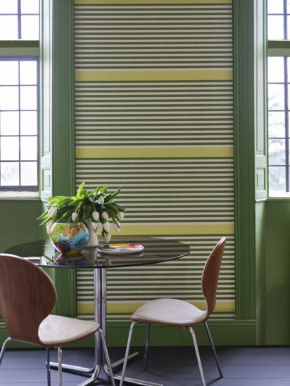 Farrow & Ball Raw Tomatillo (CB6) in een interieur
