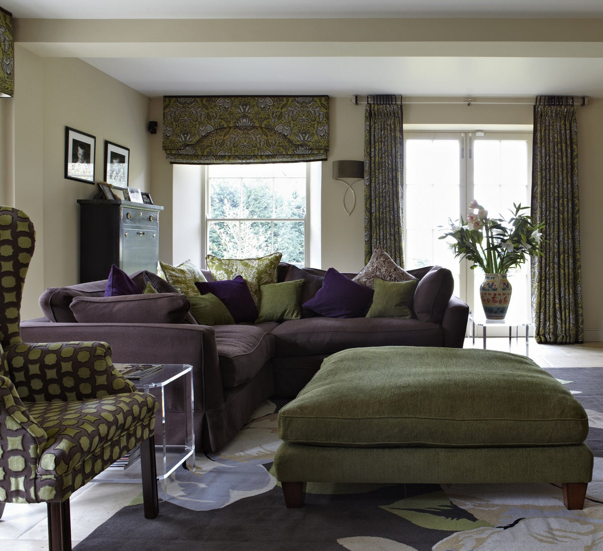 Farrow & Ball Savage Ground (213) in een interieur