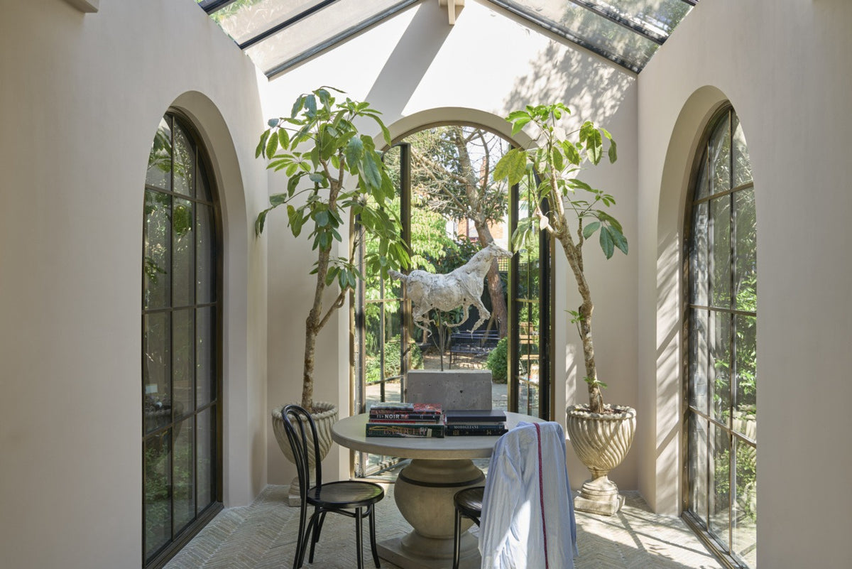 Farrow & Ball Scallop (311) Tester in een interieur
