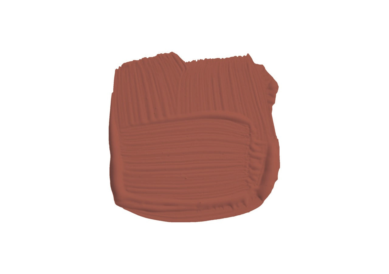 Farrow & Ball Singed Red (G15) penseelstreek