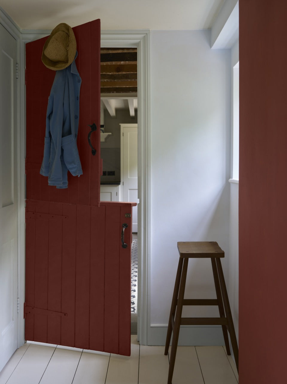 Farrow & Ball Sizing (314) in een interieur