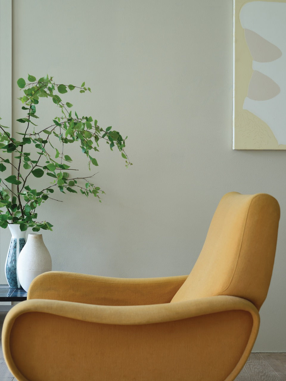 Farrow & Ball Skimmed Milk White (W7) in een interieur