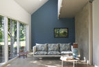 Farrow & Ball Sloe Blue (87) in een interieur