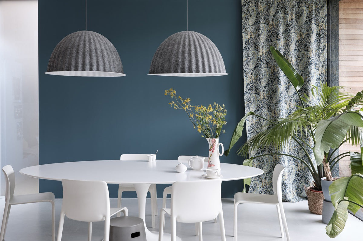 Farrow & Ball Sloe Blue (87) in een interieur