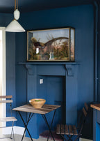 Farrow & Ball Stiffkey Blue (281) in een interieur
