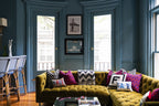 Farrow & Ball Stone Blue (86) Tester in een interieur