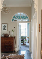 Farrow & Ball Tallow (203) Tester in een interieur