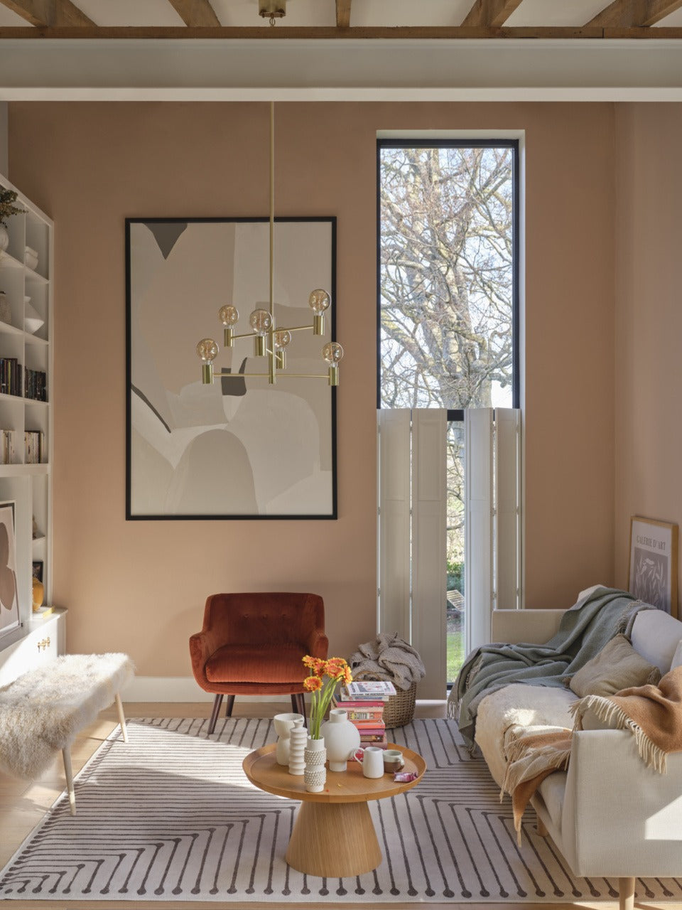 Farrow & Ball Templeton Pink (303) in een interieur