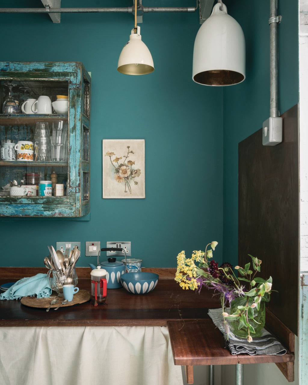 Farrow & Ball Vardo (288) in een interieur