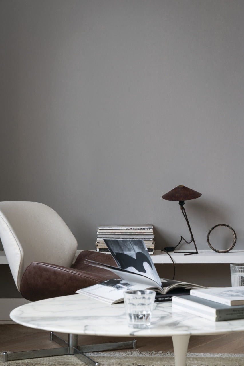 Farrow & Ball Worsted (284) Tester in een interieur