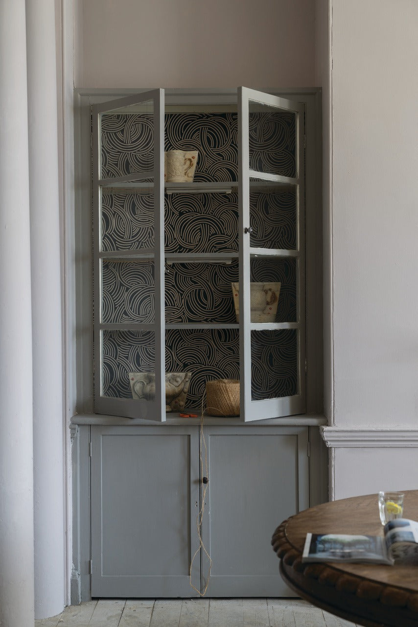 Farrow & Ball Worsted (284) in een interieur