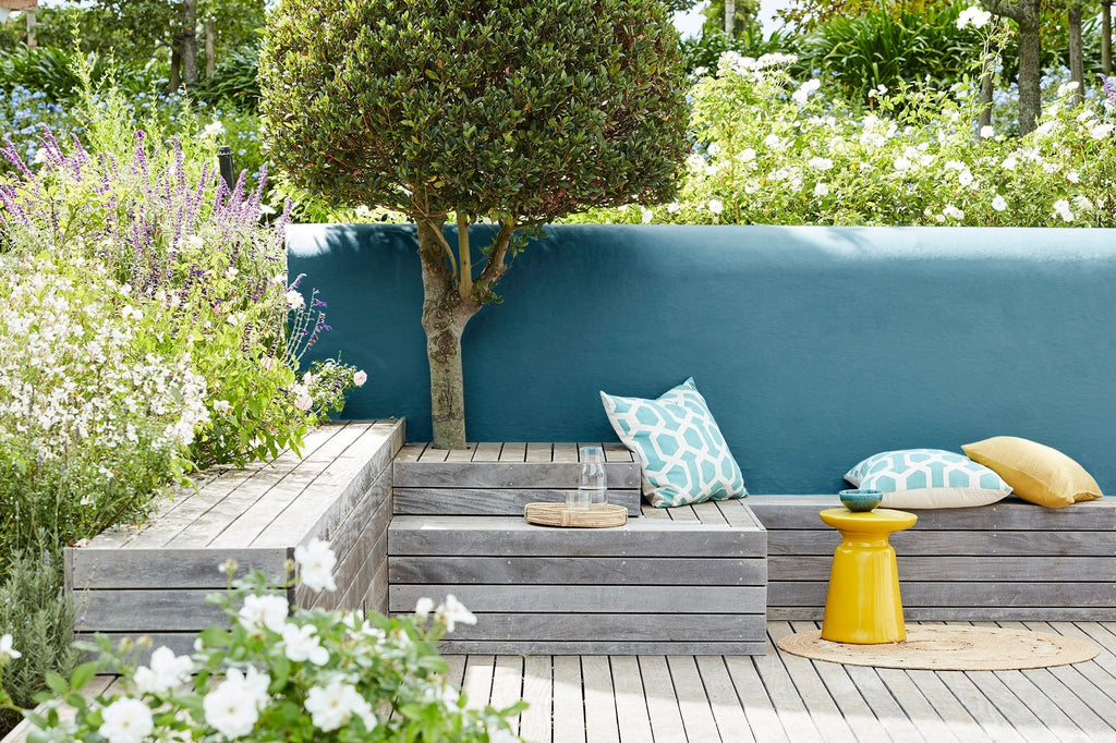 Little Greene Air Force Blue (260) in een interieur