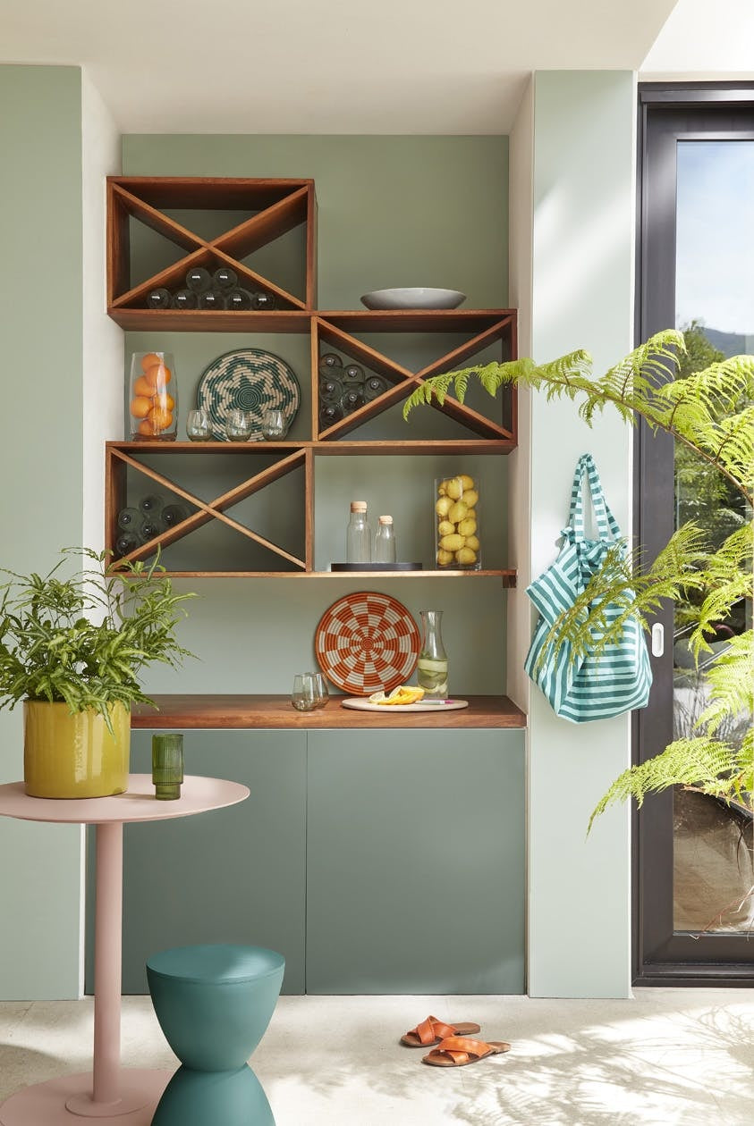 Little Greene Aquamarine (138) in een interieur