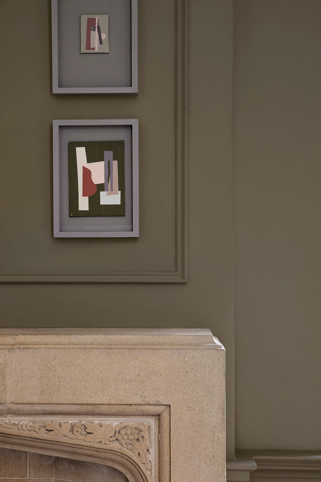 Little Greene Baluster (321) - Tester in een interieur