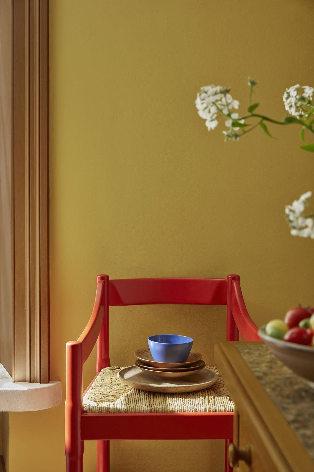 Little Greene Bassoon (336) - Tester in een interieur