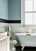 Little Greene Bone China Blue (107) in een interieur