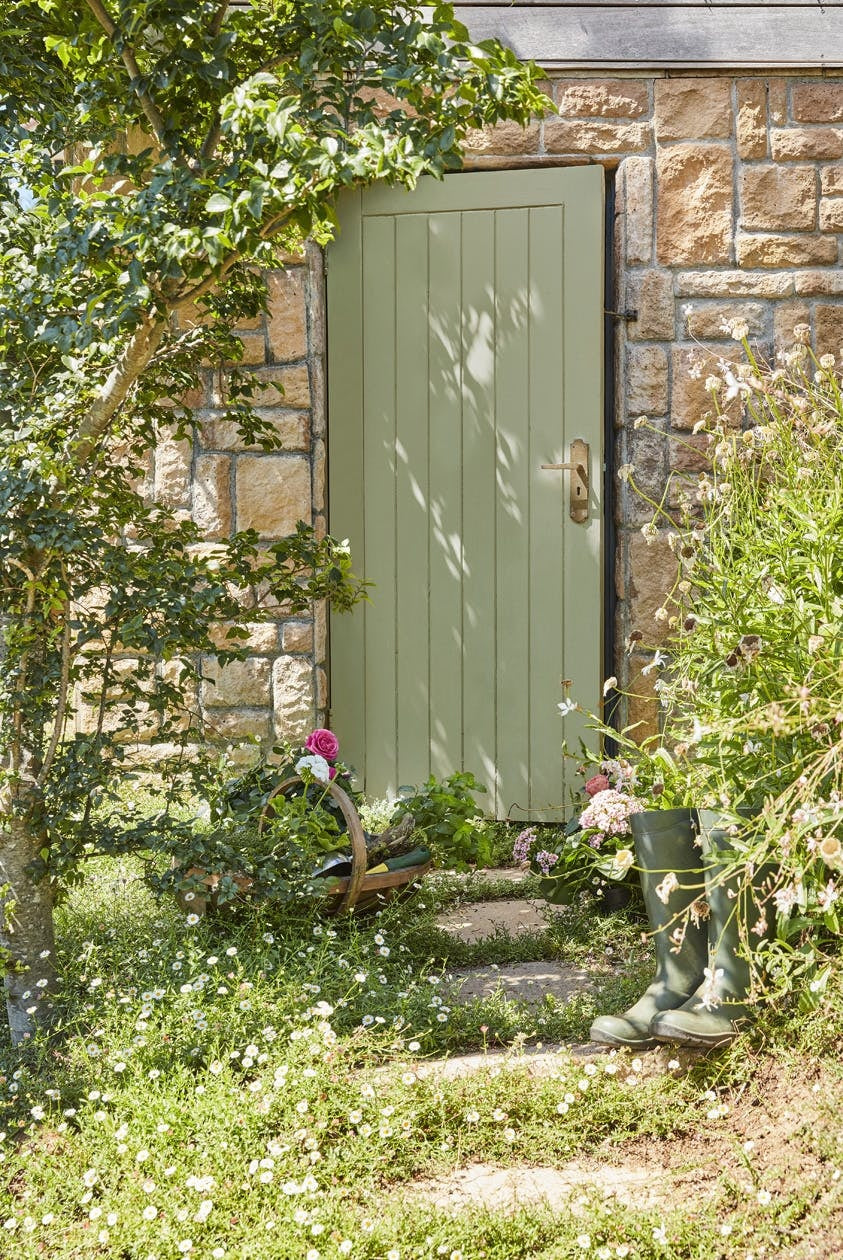 Little Greene Boringdon Green (295) in een interieur