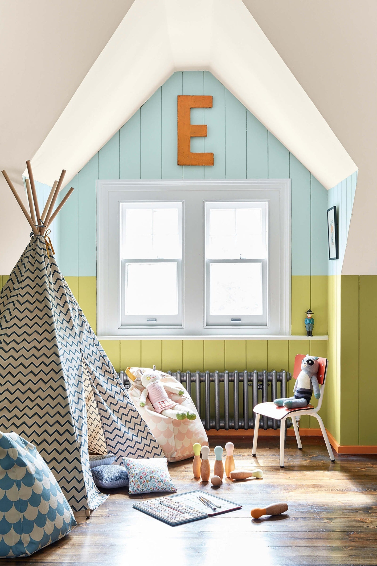 Little Greene Brighton (203) - Tester in een interieur