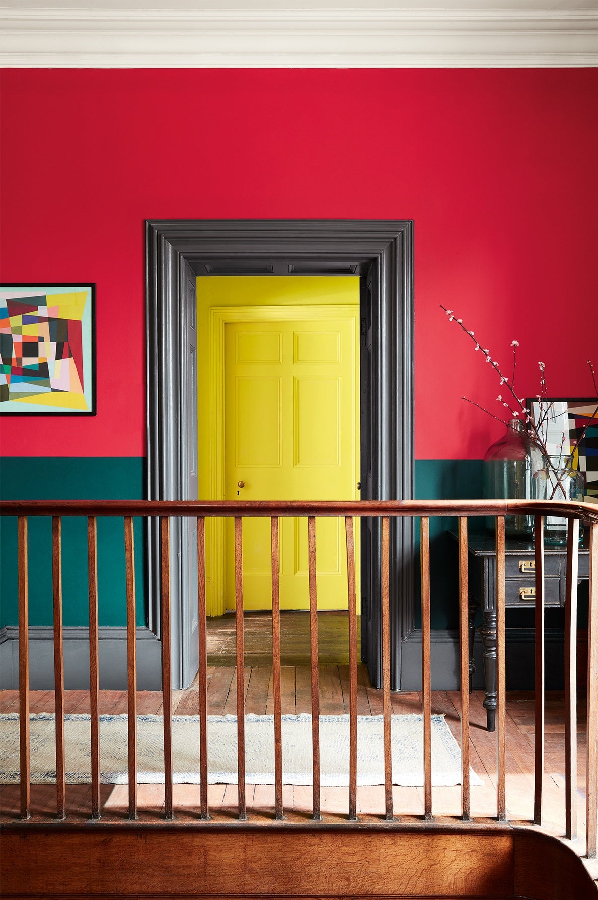 Little Greene Cape Red (279) in een interieur