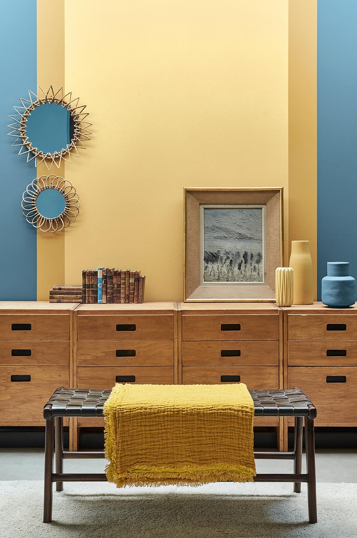 Little Greene Carys (148) - Tester in een interieur