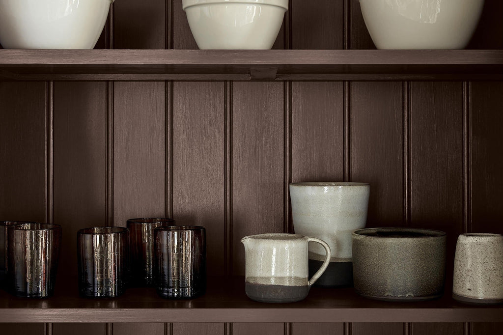 Little Greene Chimney Brick (247) in een interieur