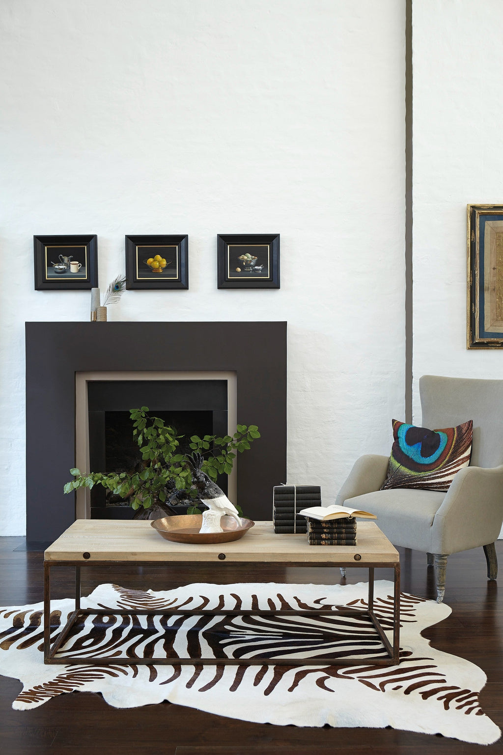 Little Greene Chocolate Colour (124) - Tester in een interieur
