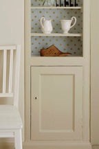 Little Greene Clay Mid (153) - Tester in een interieur