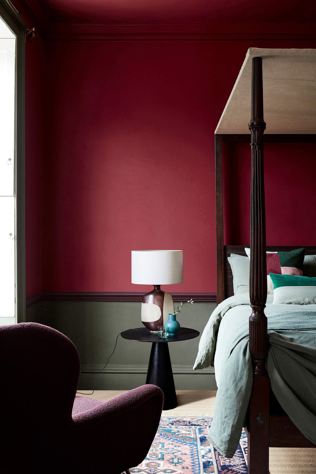 Little Greene Cordoba (277) - Tester in een interieur