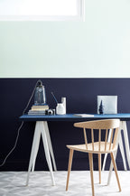 Little Greene Dock Blue (252) - Tester in een interieur