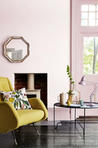 Little Greene Dorchester Pink (213) - Tester in een interieur