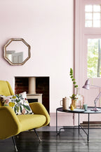Little Greene Dorchester Pink Mid (286) in een interieur