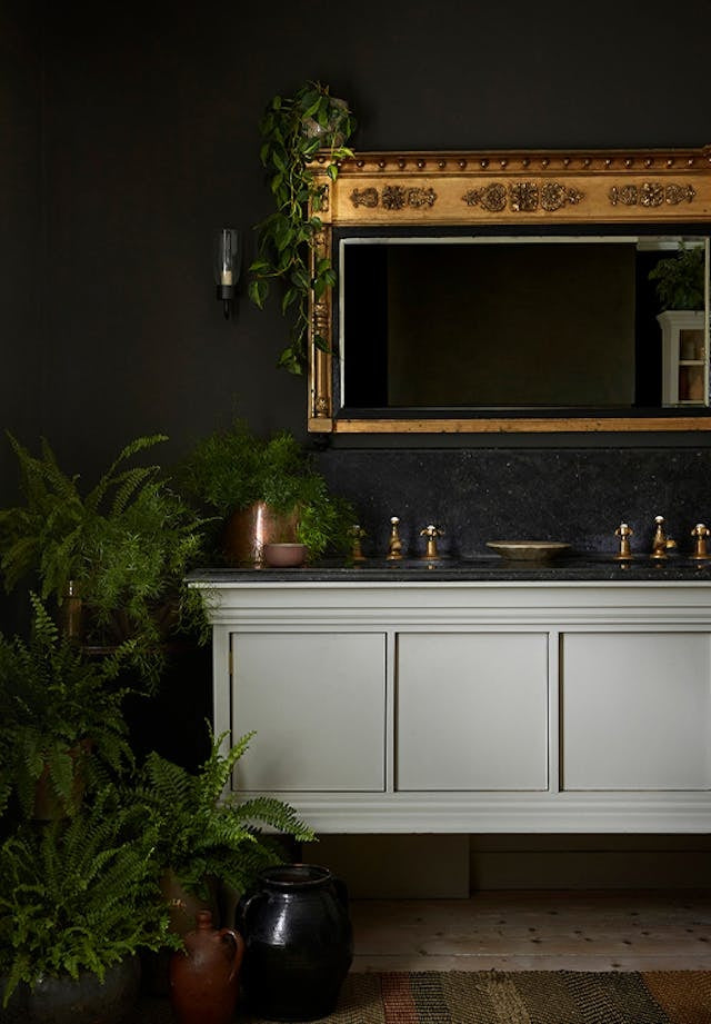 Little Greene Elysian Ground (320) - Tester in een interieur