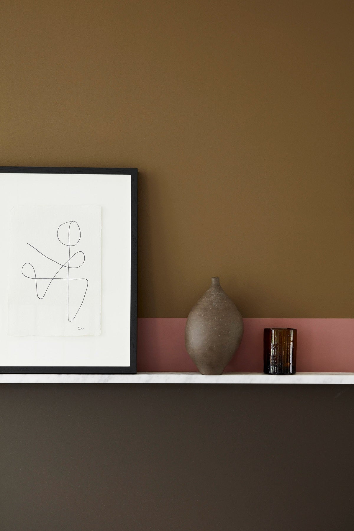 Little Greene Elysian Ground (320) - Tester in een interieur