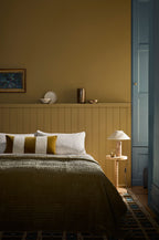 Little Greene Elysian Yellow (356) in een interieur