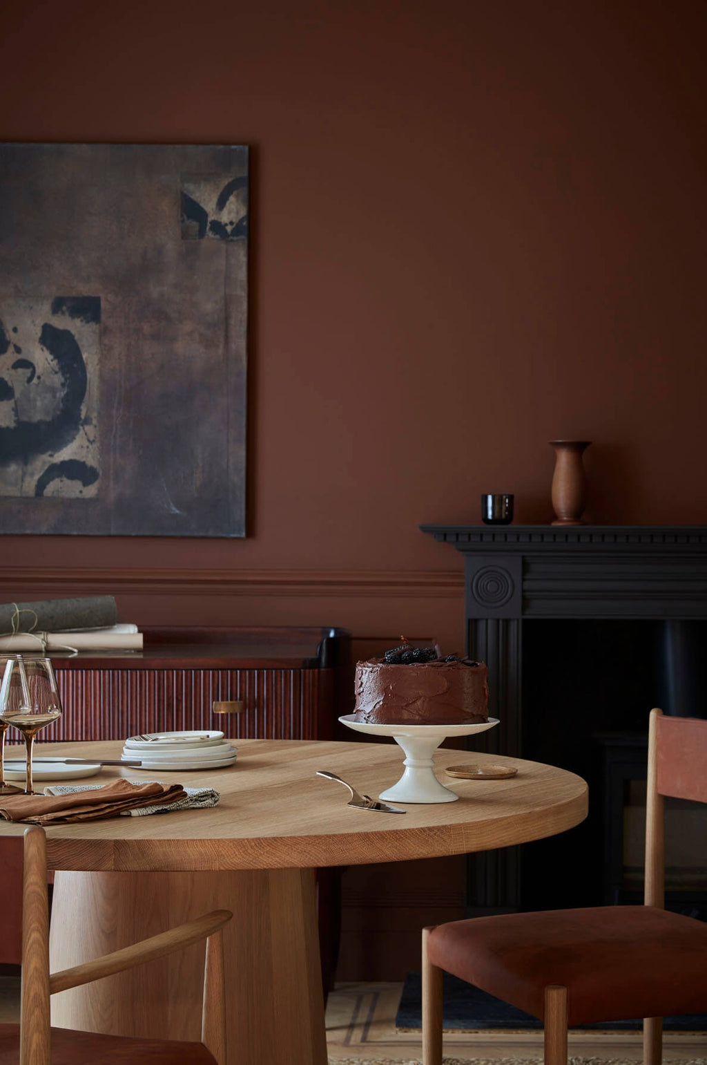Little Greene Ganache (345) in een interieur