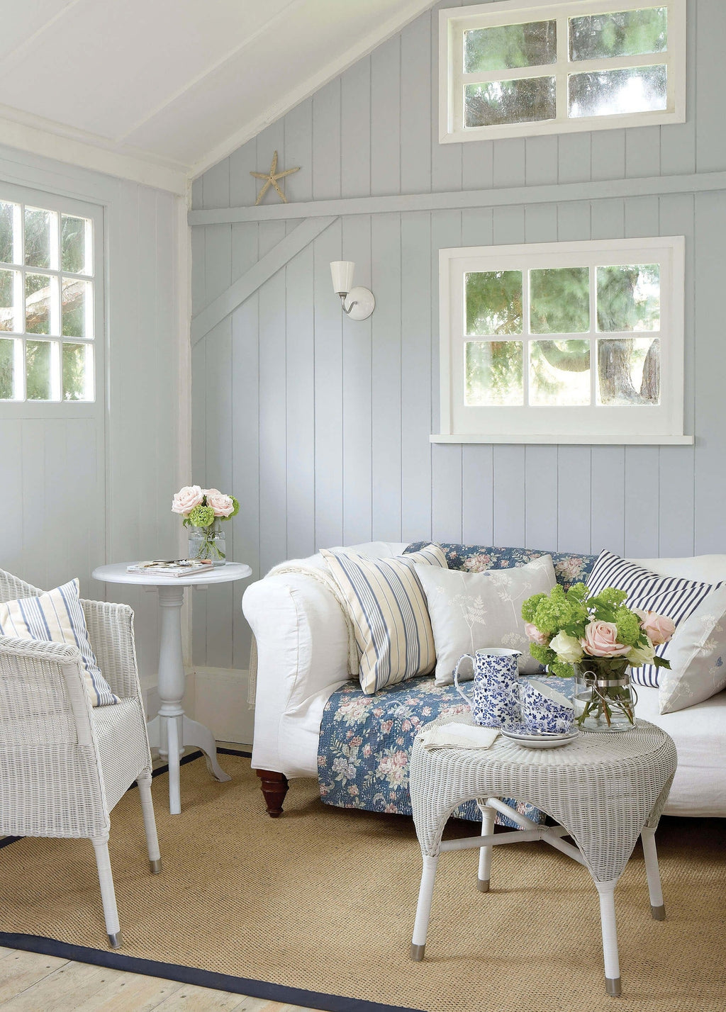 Little Greene Gauze (106) in een interieur