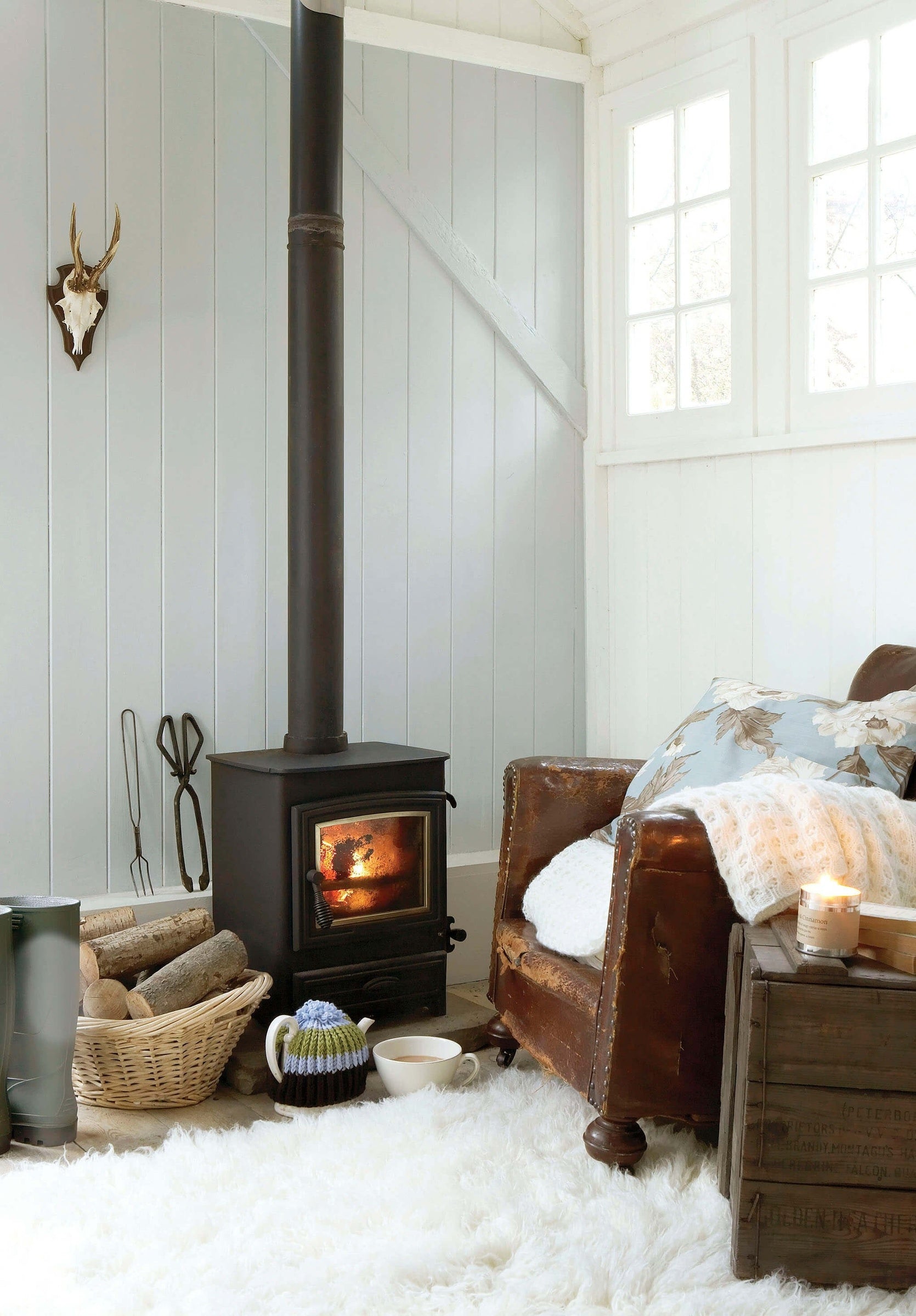 Little Greene Gauze (106) in een interieur