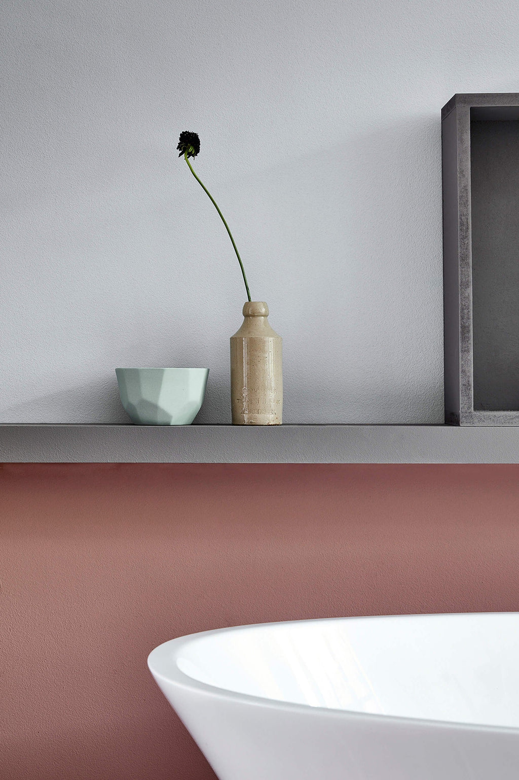 Little Greene Gauze Dark (166) - Tester in een interieur