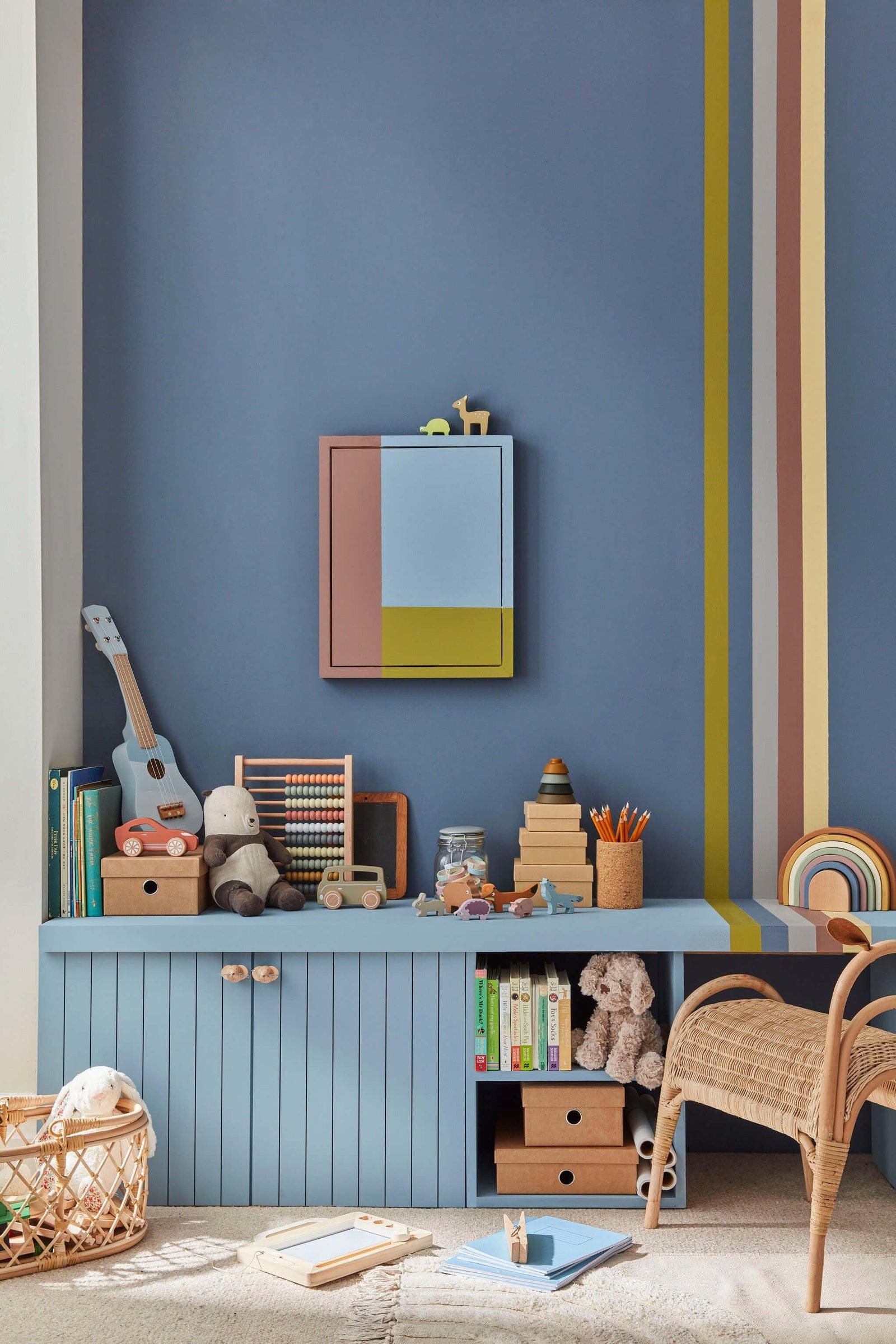 Little Greene Grey Stone (276) - Tester in een interieur
