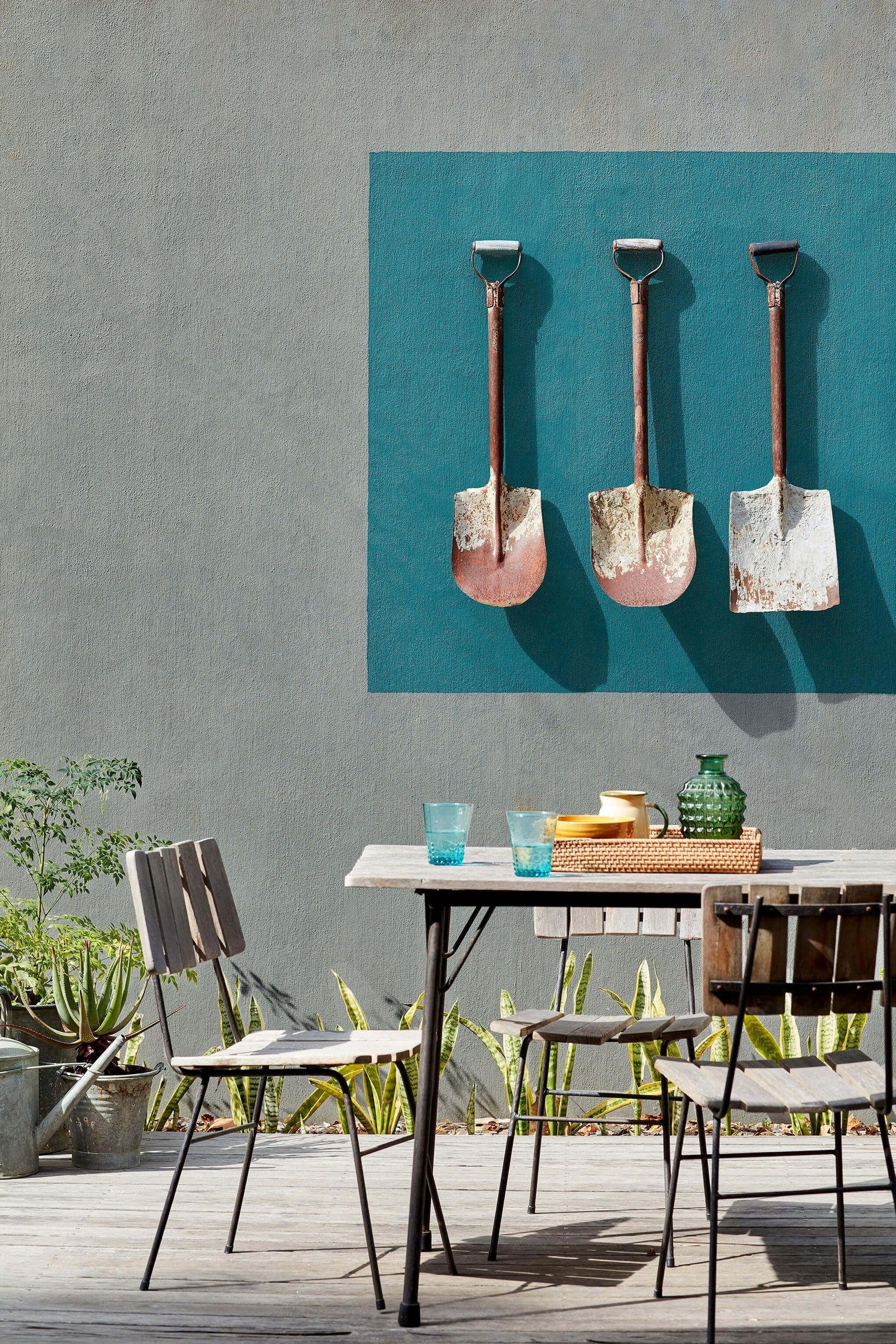 Little Greene Grey Teal (226) in een interieur