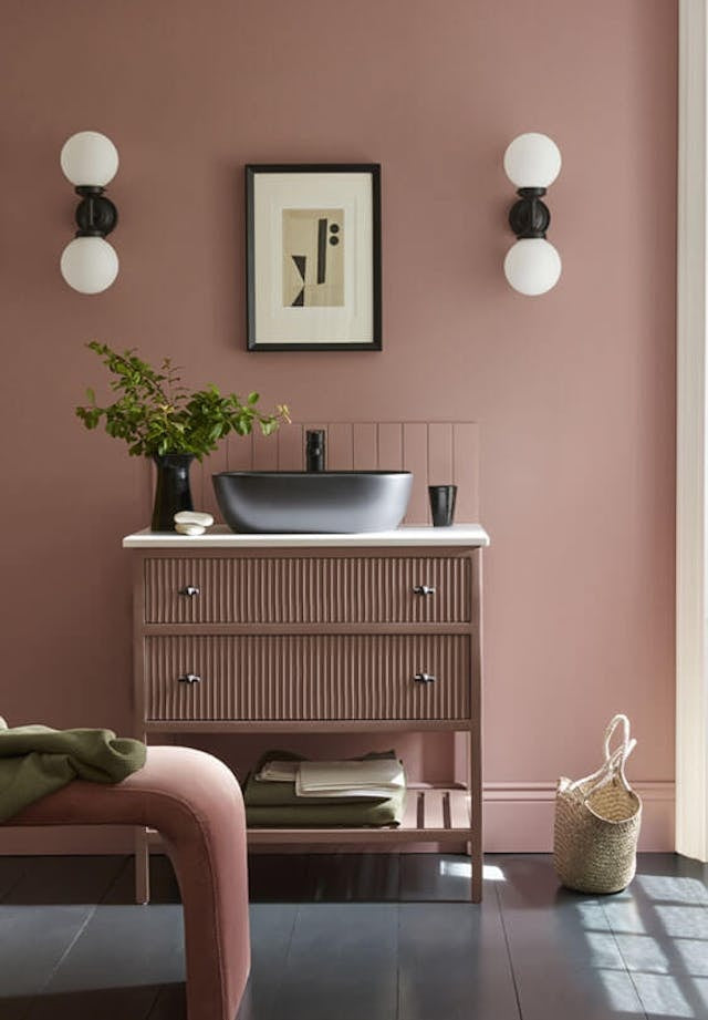 Little Greene Hellebore (275) - Tester in een interieur