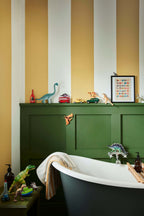 Little Greene Hopper (297) - Tester in een interieur